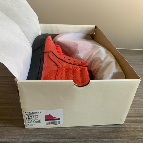 Vans x David Bowie Sk8-Hi PLATFORM 2 Ziggy Stardus - Picture 8 of 8